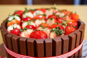 easy to make kit kat cake