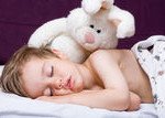 sleeping boy rabbit 150x107 Preventing and Soothing Children’s Nighttime Fears